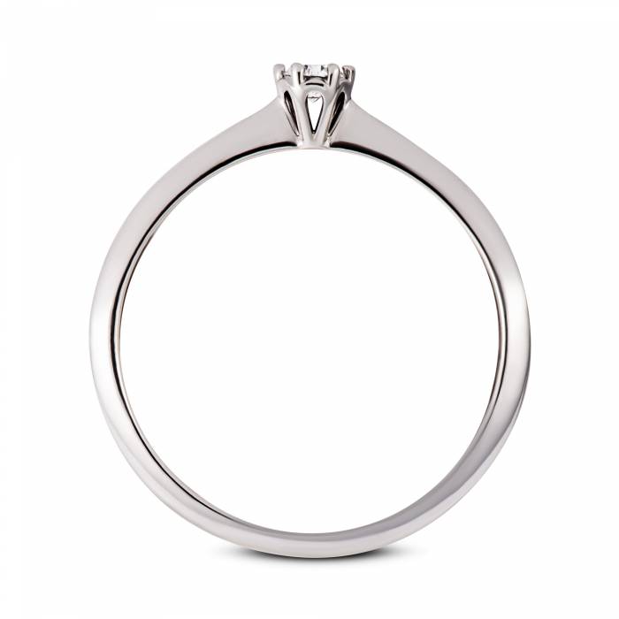 pierścionek z białego złota z diamentem-1445